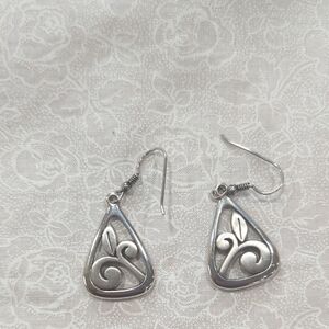 Brighton Silver Swirl Earrings